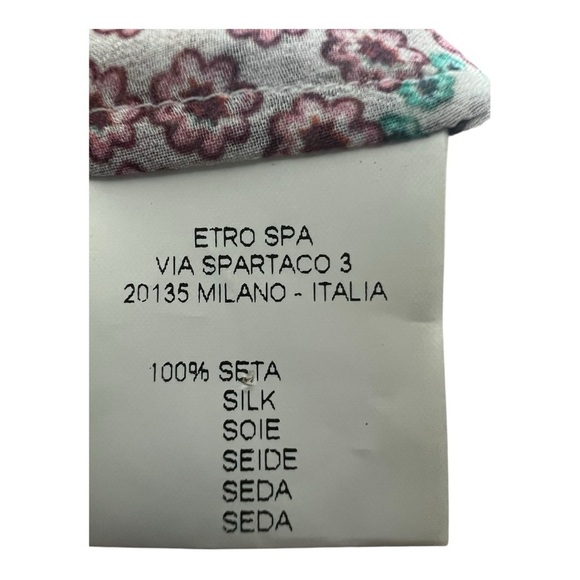 ETRO 100% Silk Paisley Print shrug - Picture 2 of 6